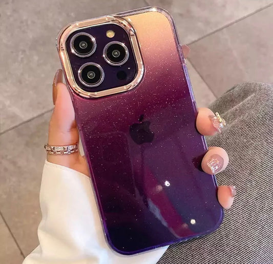 New Iphone Deep Purple Shimmer Case