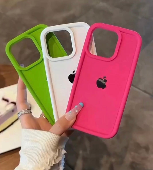 New Iphone Solid Silicon Super Soft Case